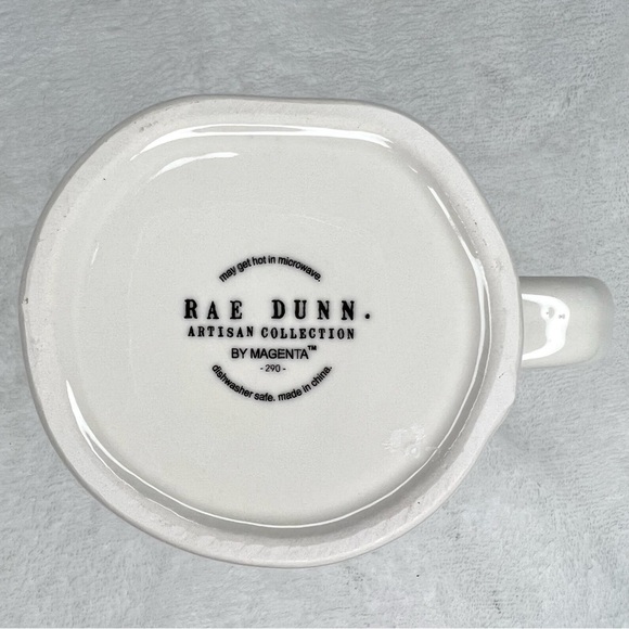 ❌SOLD❌ Rae Dunn NEW USA Large LL Mug Coffee Tea July 4 America Ivory Red Blue - Picture 11 of 14